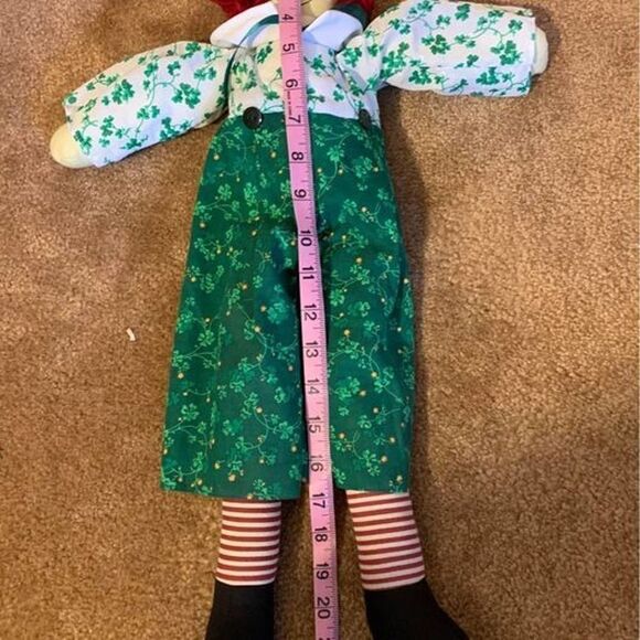 Irish Raggedy Ann Doll 22” Hanging - Picture 5 of 5